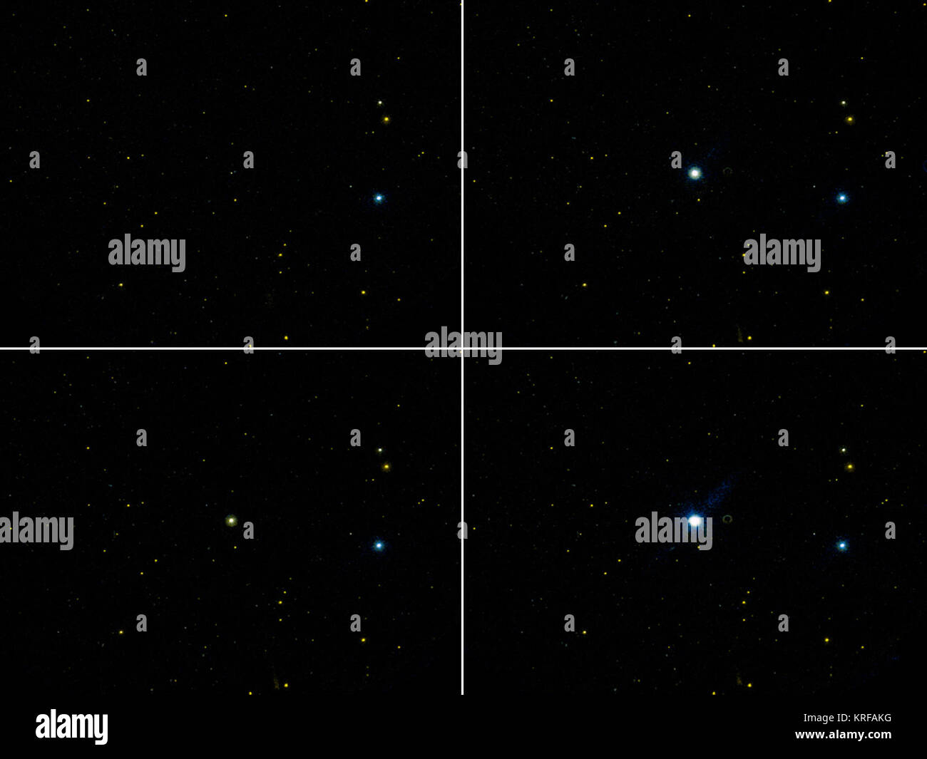 Convertite file PNM stella nana esplode nel Giant Flare Foto Stock