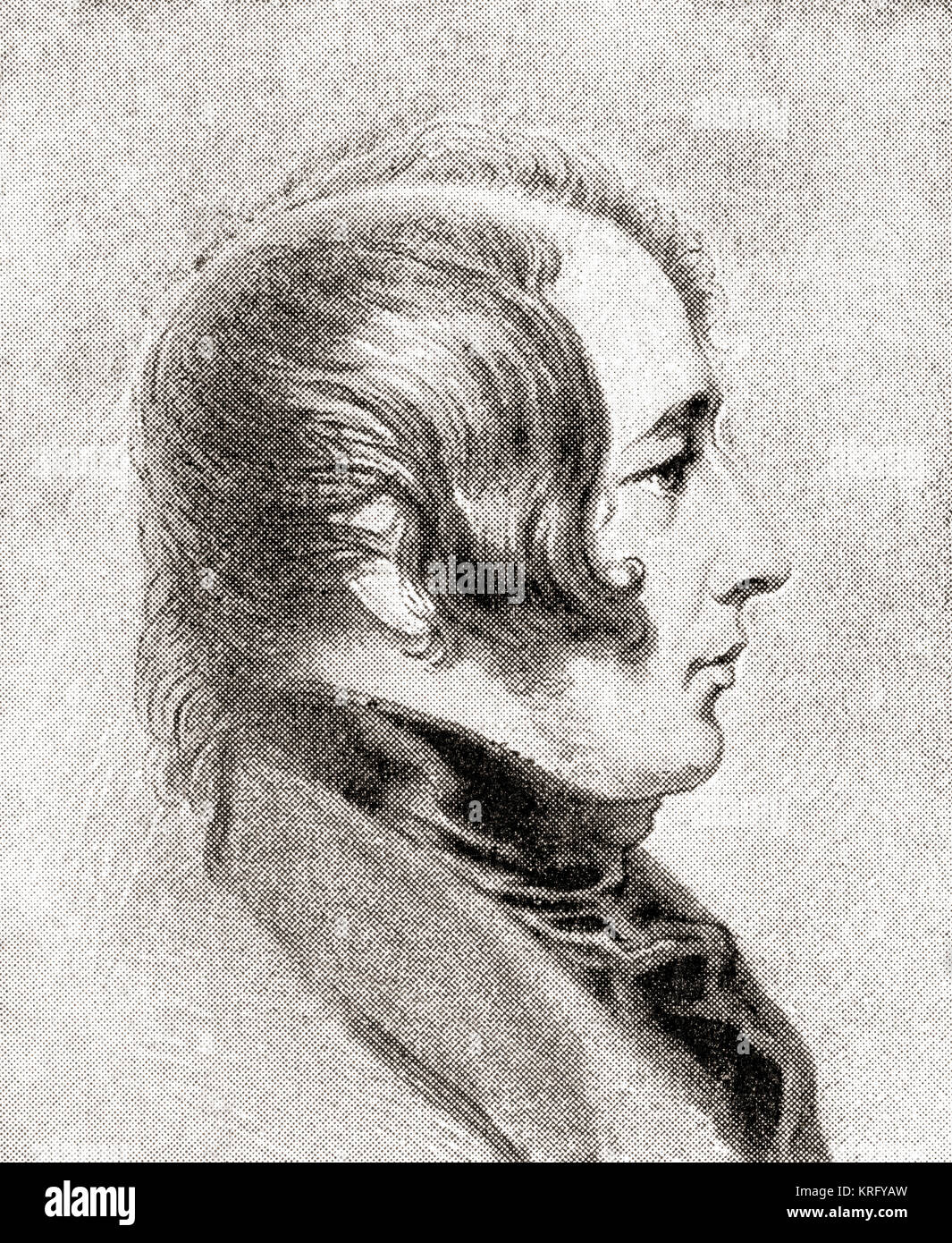 Charles John Huffam Dickens, 1812 - 1870. Scrittore inglese e critico sociale dell'epoca vittoriana. Visto qui di anni 30. Da The Strand Magazine, pubblicato da gennaio a giugno 1894. Foto Stock