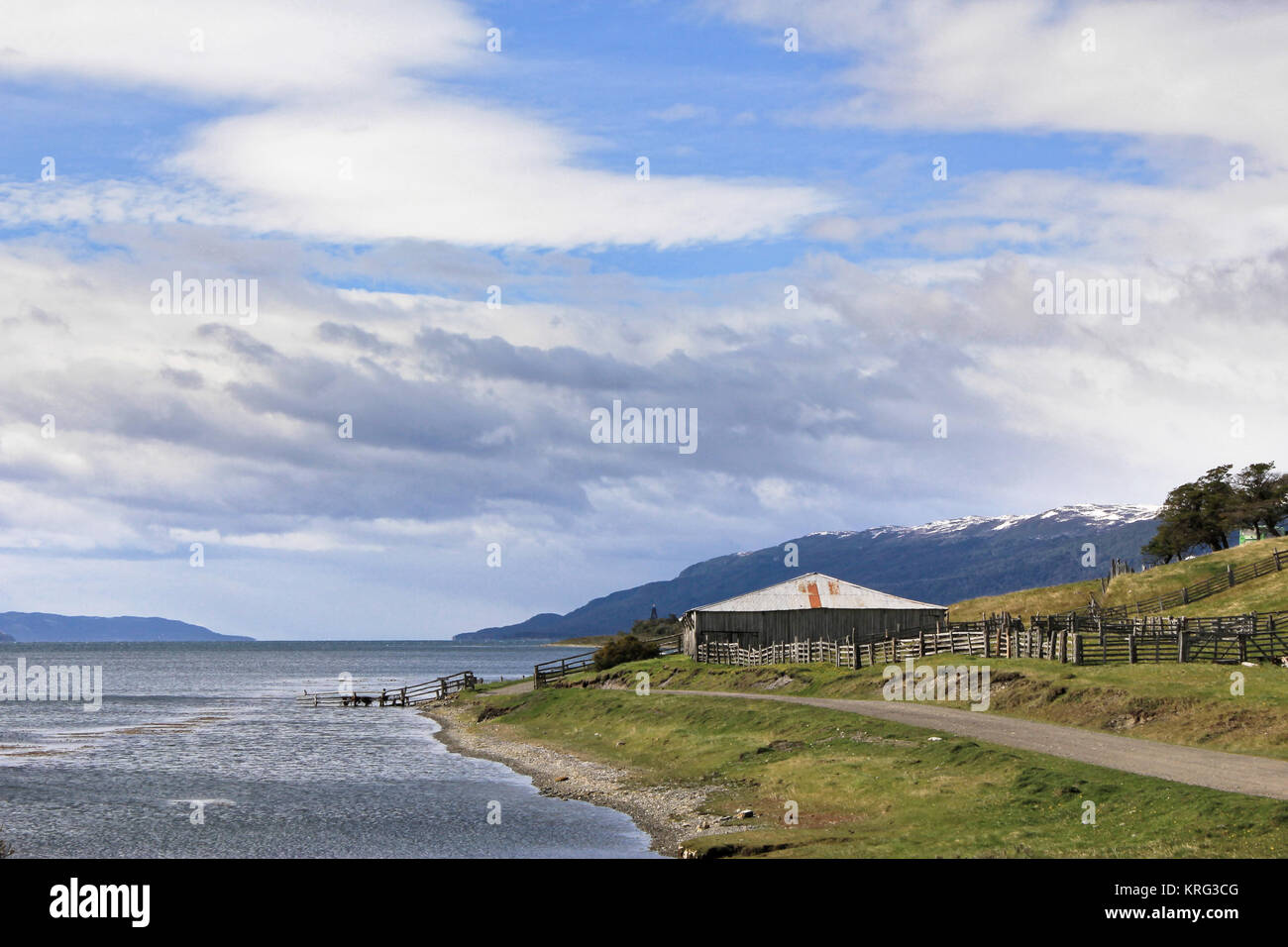 Puerto Haborton, Ushuaia, Argentina. Foto Stock