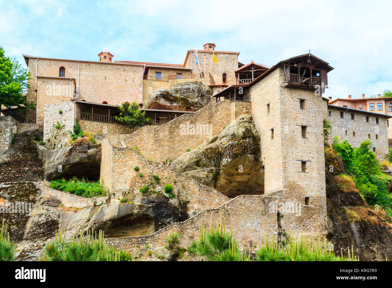 I monasteri di Meteora in Grecia Foto Stock