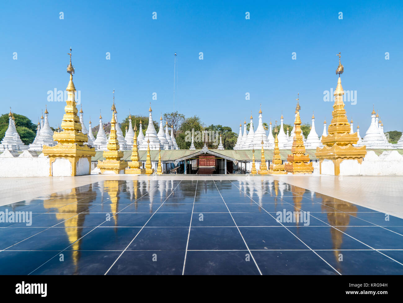 Mandalay, Myanmar - Pagoda Sandamuni a Mandalay, Myanmar Foto Stock