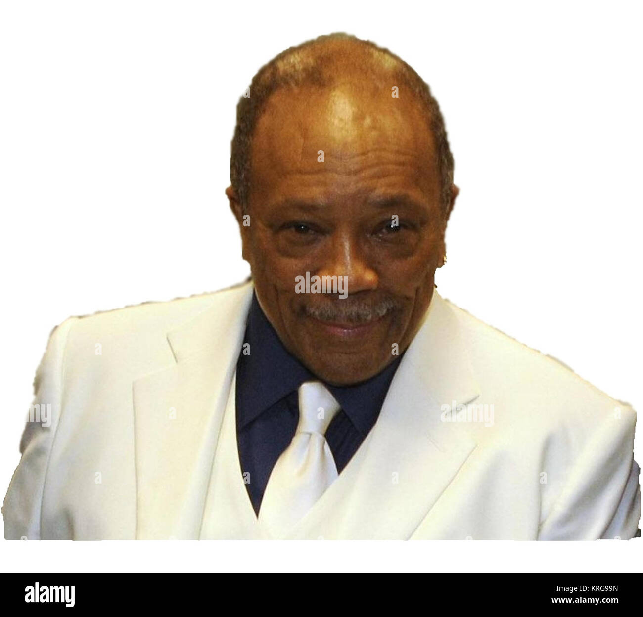 Quincy Jones presso la NASA cinquantesimo anniversario gala ritagliato da sfondo Foto Stock