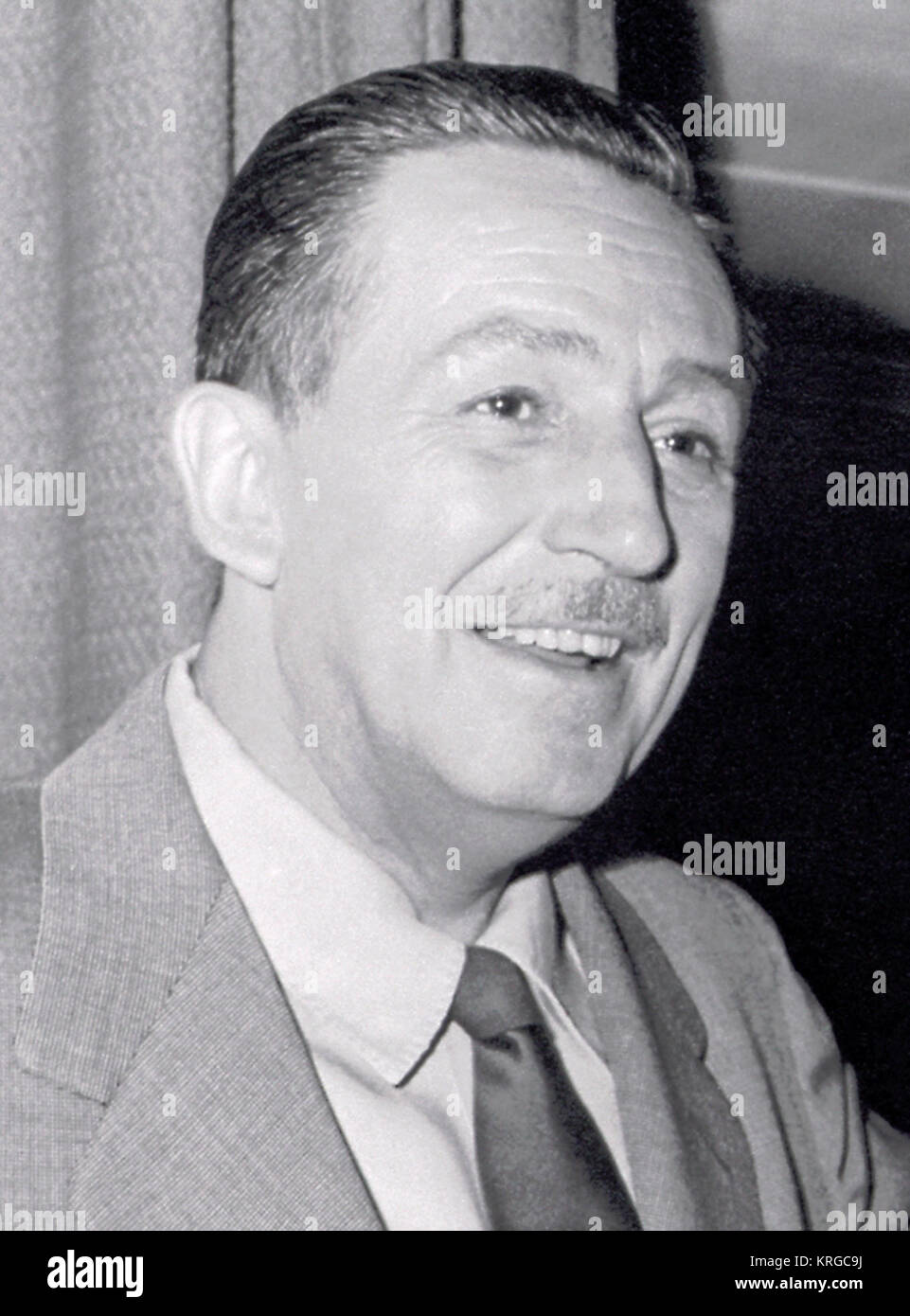 Walt Disney ritratto a destra Foto Stock