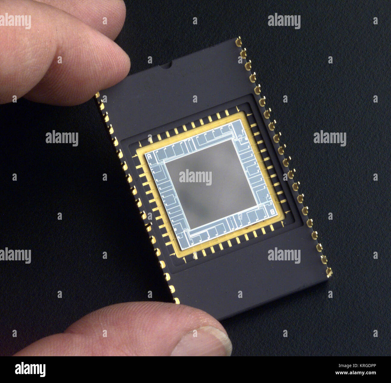 Delta-Doped Charged Coupled Device (CCD) per ultravioletta e rilevamento visibile Foto Stock