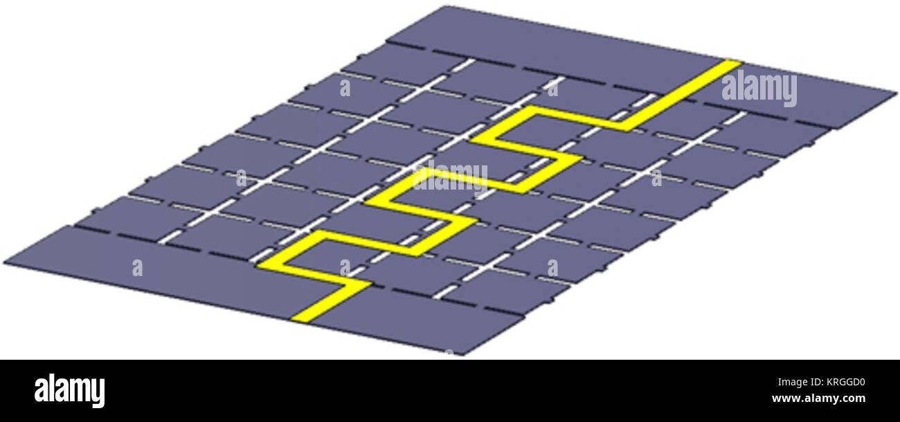 Wilson planare terahertz in viaggio-tubo d'onda ckt Foto Stock