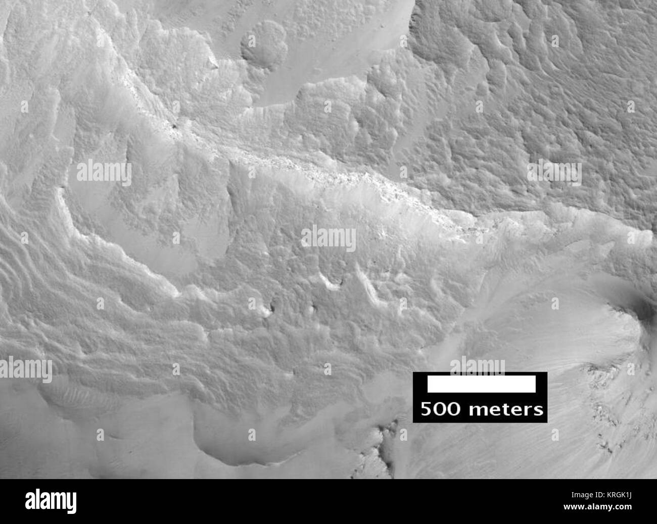 Il Cratere di Curie Close-up Foto Stock