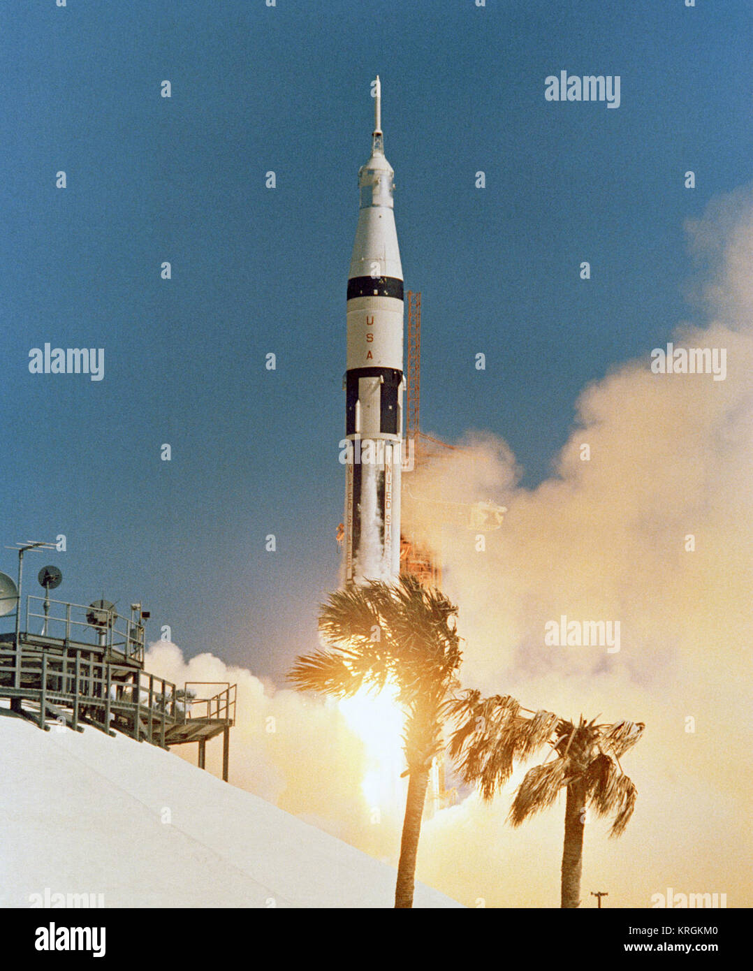 Apollo 7 avvio2 Foto Stock Apollo 7 avvio2 Foto Stock