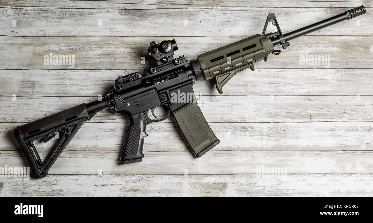 AR-15 Carbine fucile Foto Stock