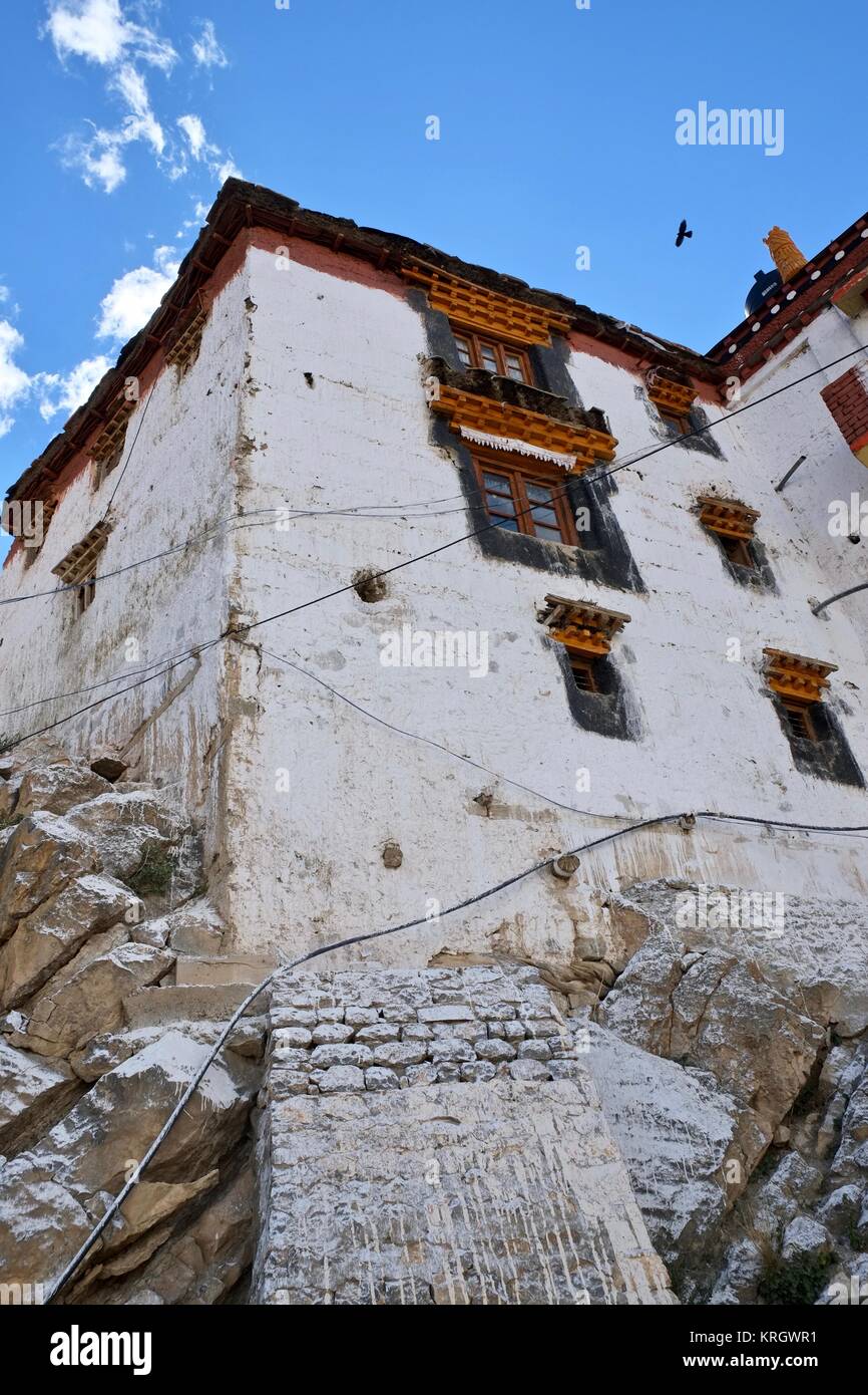 Chiave monastero buddista Kye Gompa più grande monastero nella valle Spity Himachal Pradesh India Foto Stock