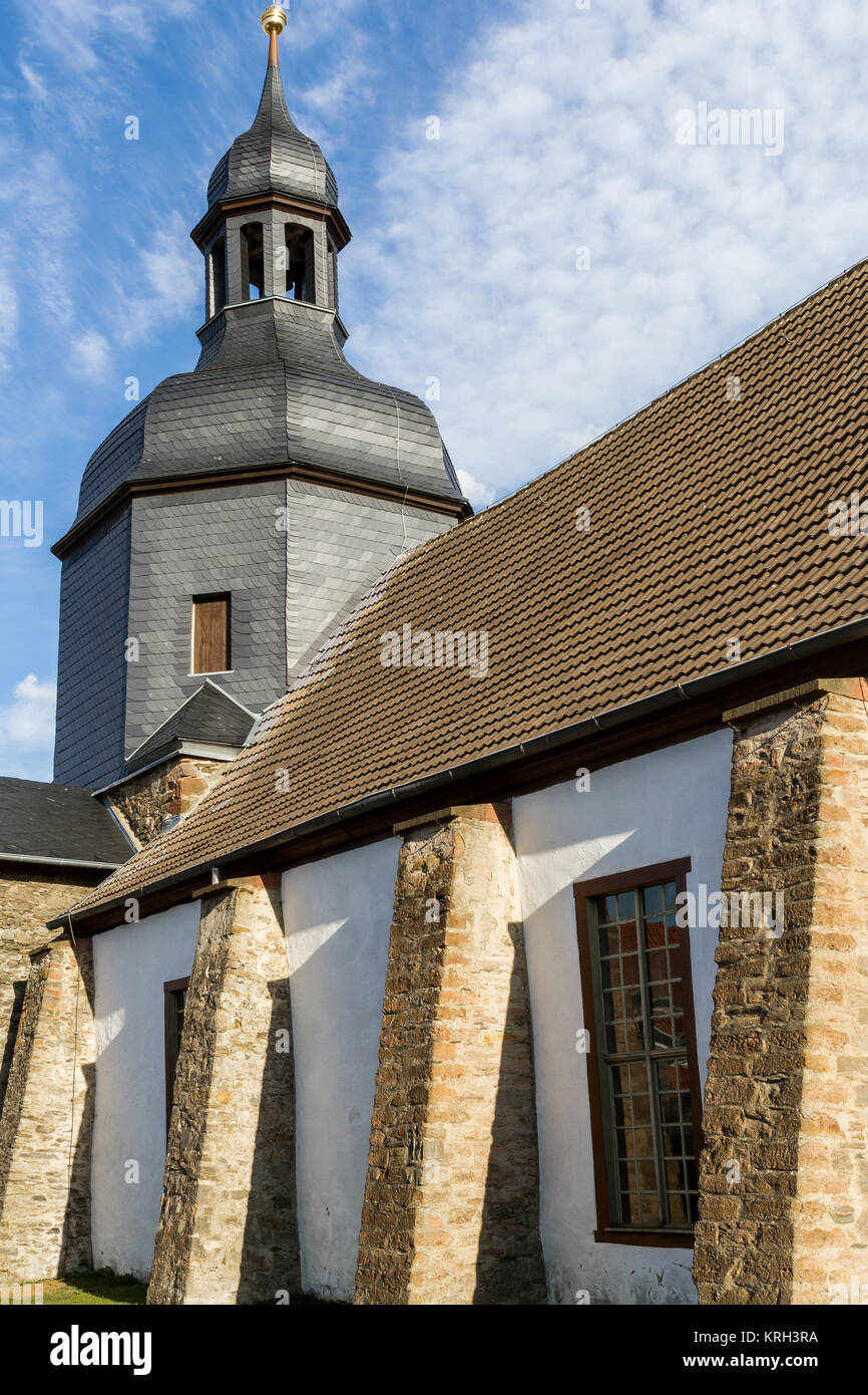 Chiesa di San nicolai sangerhausen rotha Foto Stock