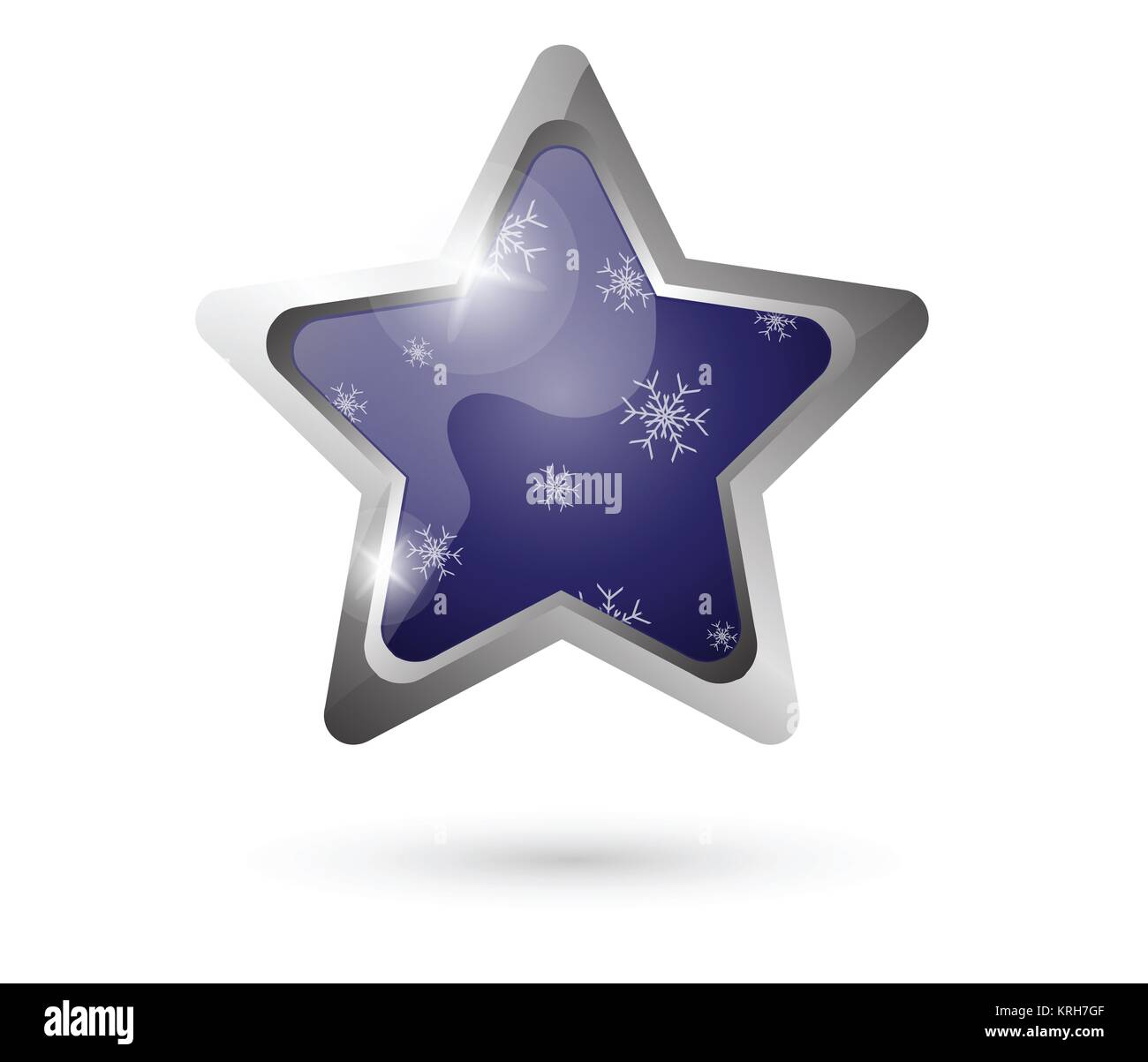 icona della stella Foto Stock