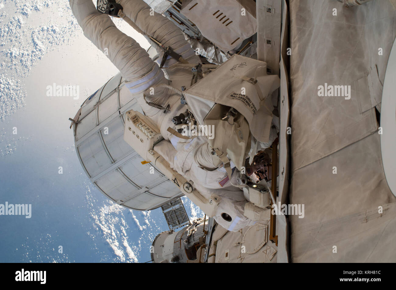 ISS-41 EVA-2 (c) Barry Wilmore Foto Stock ISS-41 EVA-2 (c) Barry Wilmore Foto Stock