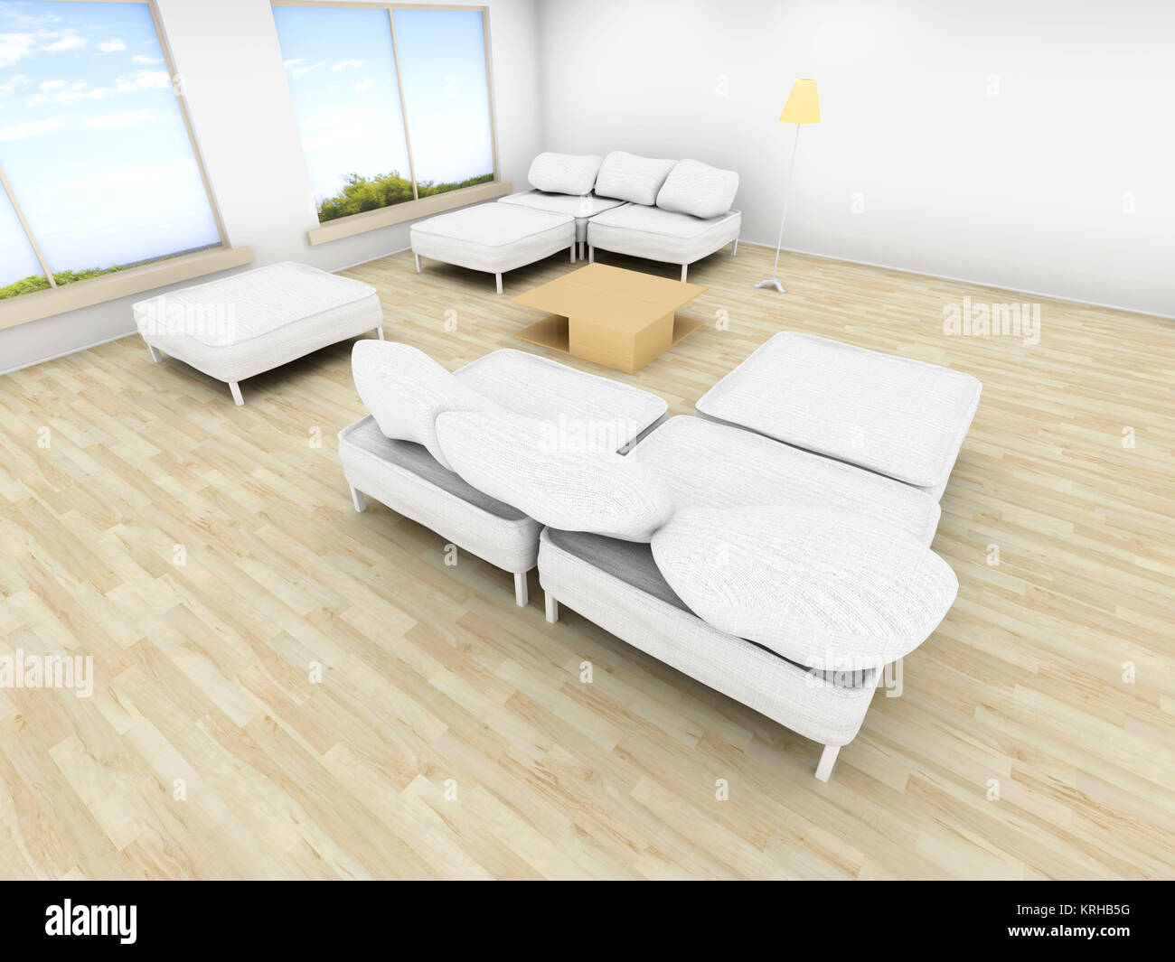 3D reso illustrazione. Foto Stock