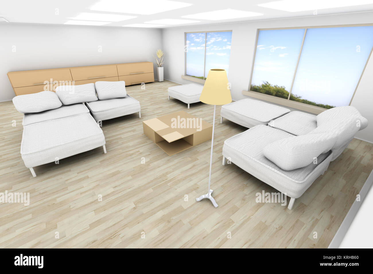 3D reso illustrazione. Foto Stock