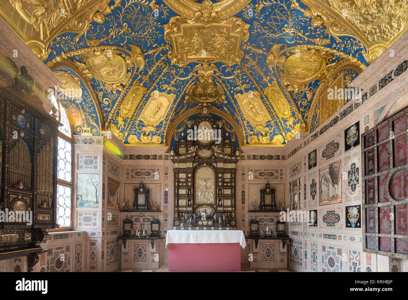 Ricca Cappella (Reiche Kapelle), Residenz Royal Palace, Monaco di Baviera, Germania Foto Stock