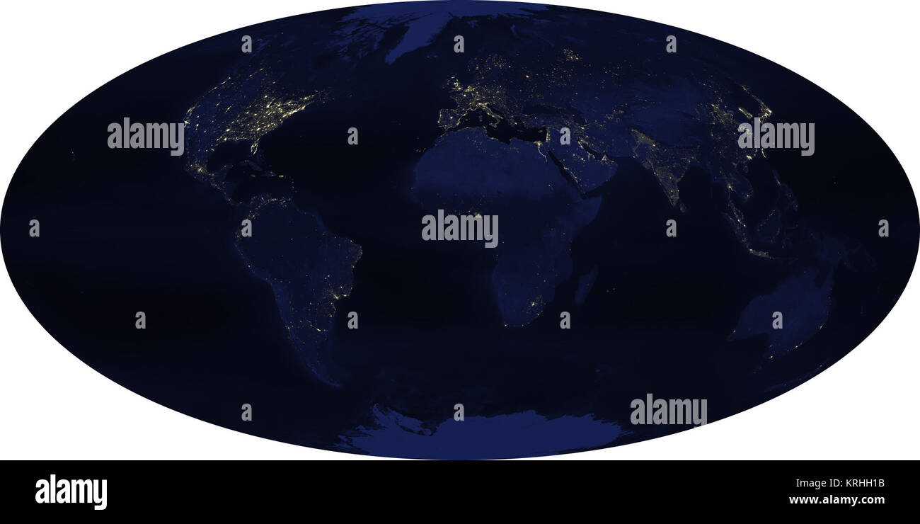 Messa a terra luci della città - 2003 (8244418863) Foto Stock