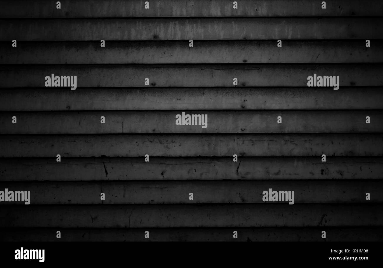 Scuro parete in legno Foto Stock