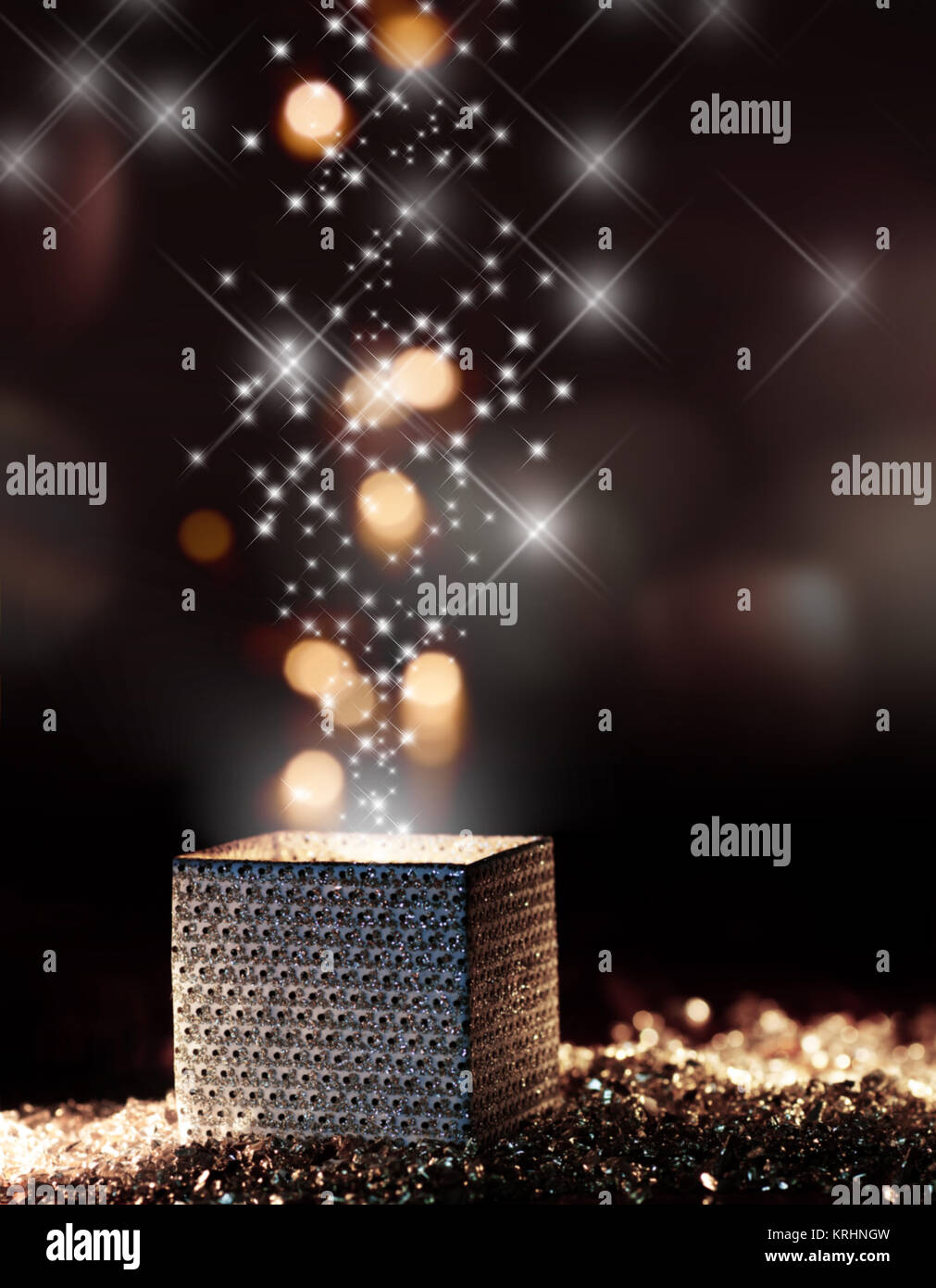 Incantevole auguri di Natale Foto Stock