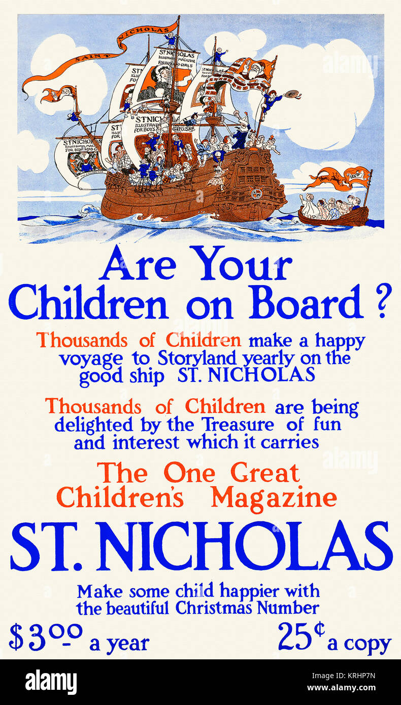 Bambini Vela di una nave di grandi dimensioni e una piccola imbarcazione. Foto Stock