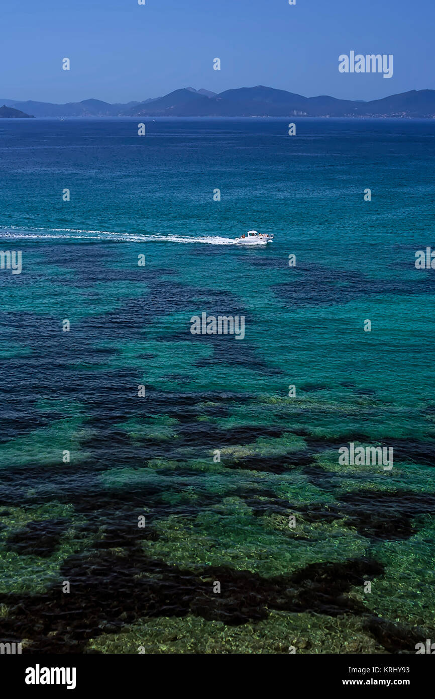 isola dell'arcipelago toscano elba Foto Stock