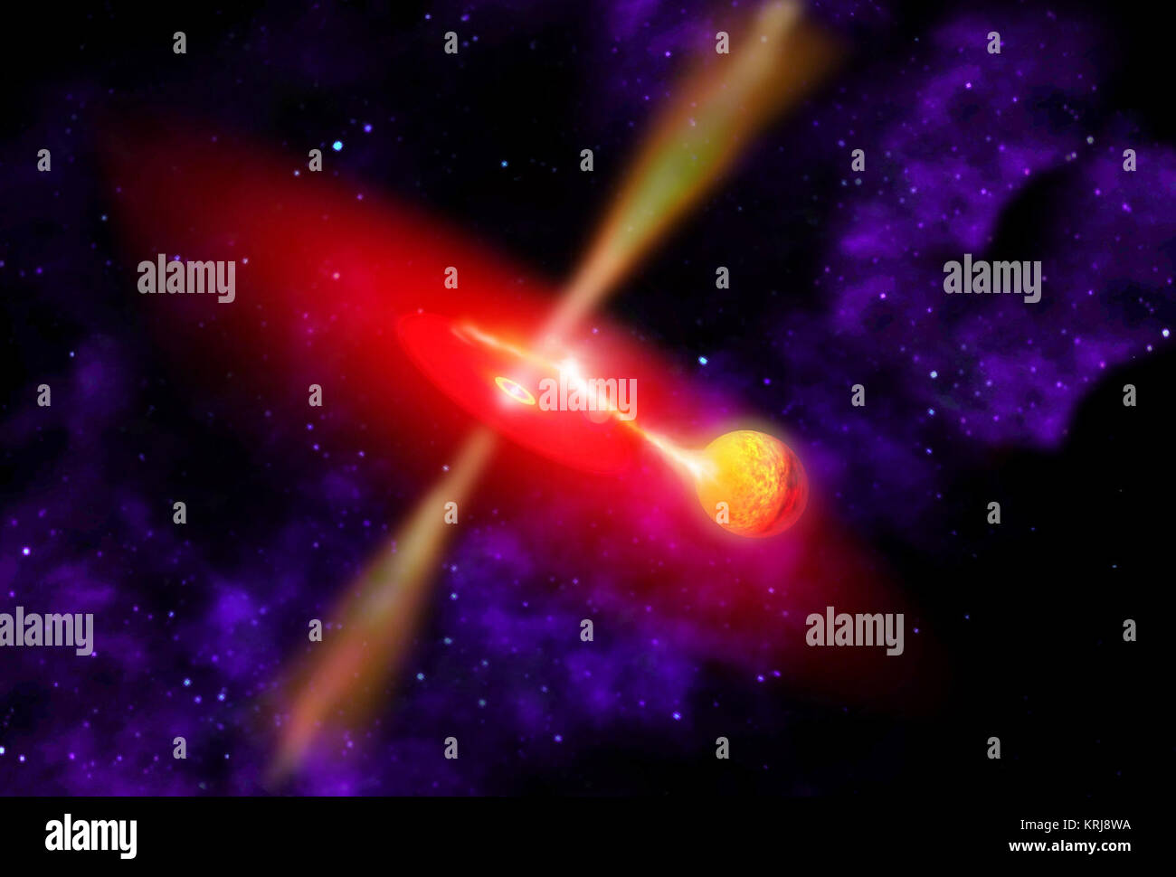 Esplosione de colores Foto Stock