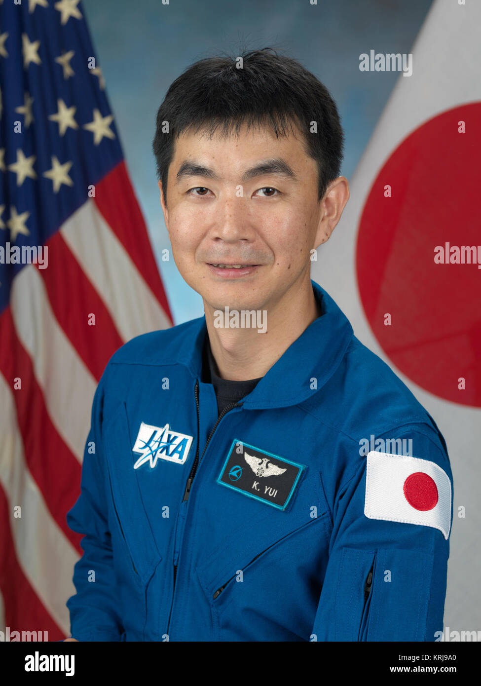 Kimiya Yui NASA ritratto ufficiale. Foto Stock