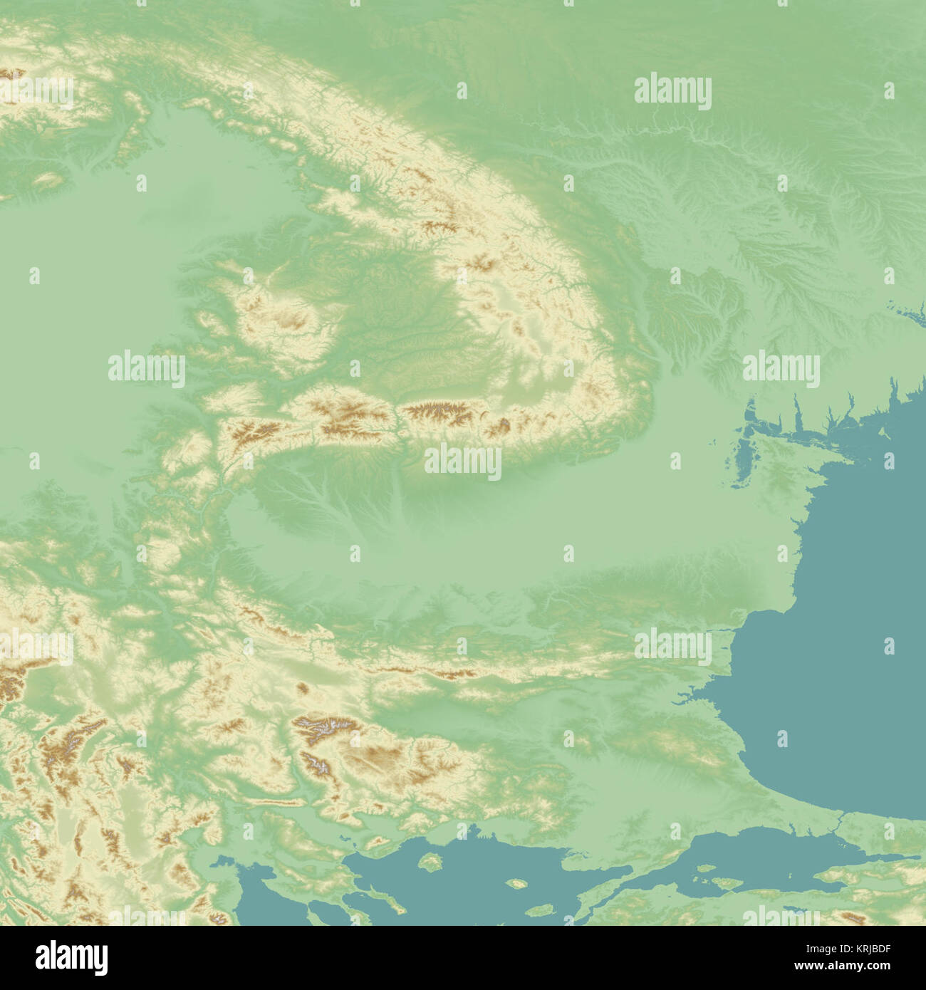 Mappa base per Afil Foto Stock