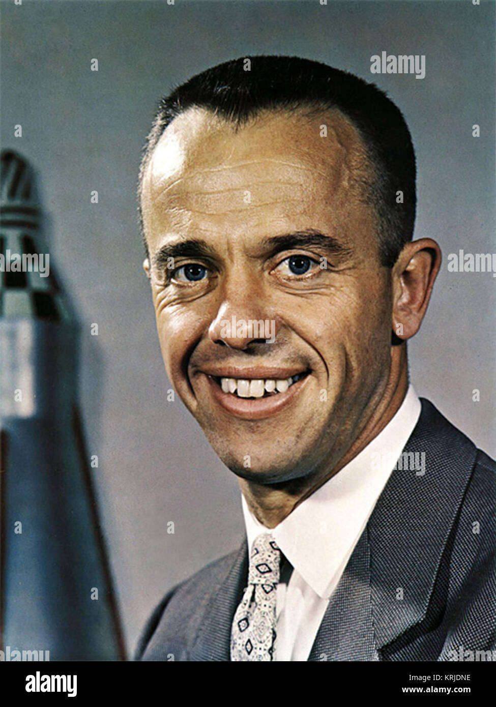 Ritratto di Alan B.Shepard Foto Stock