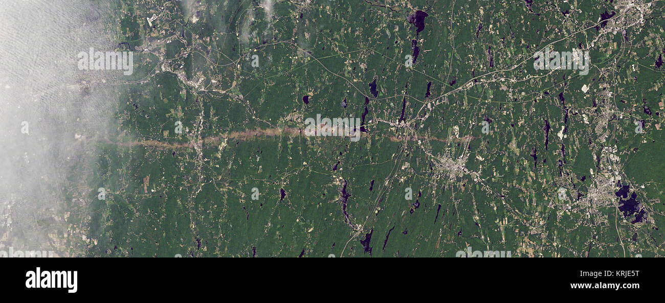 IDL file TIFF Tornado via vicino a Sturbridge, Massachusetts Foto Stock