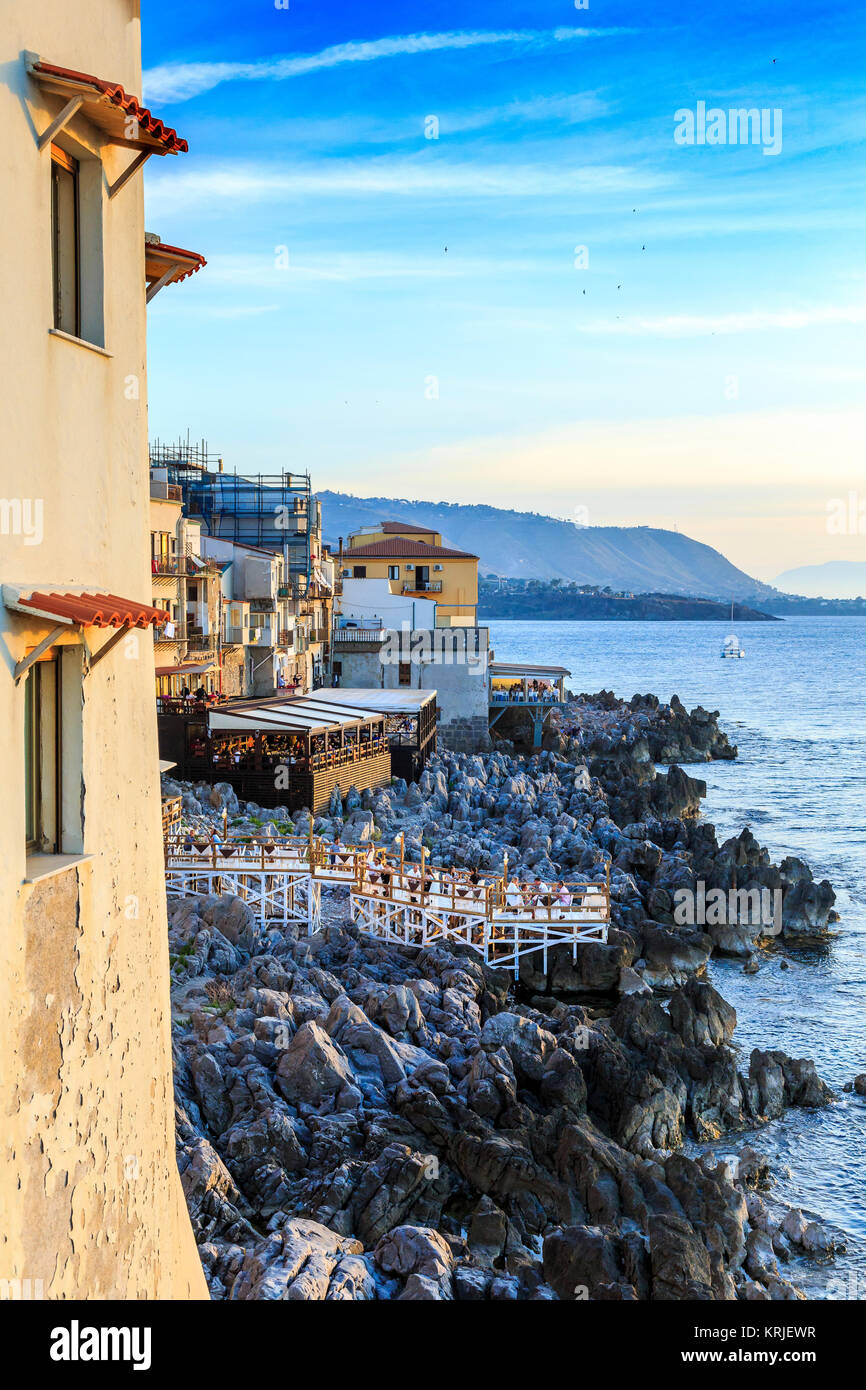 Cefalù, Sicilia Foto Stock