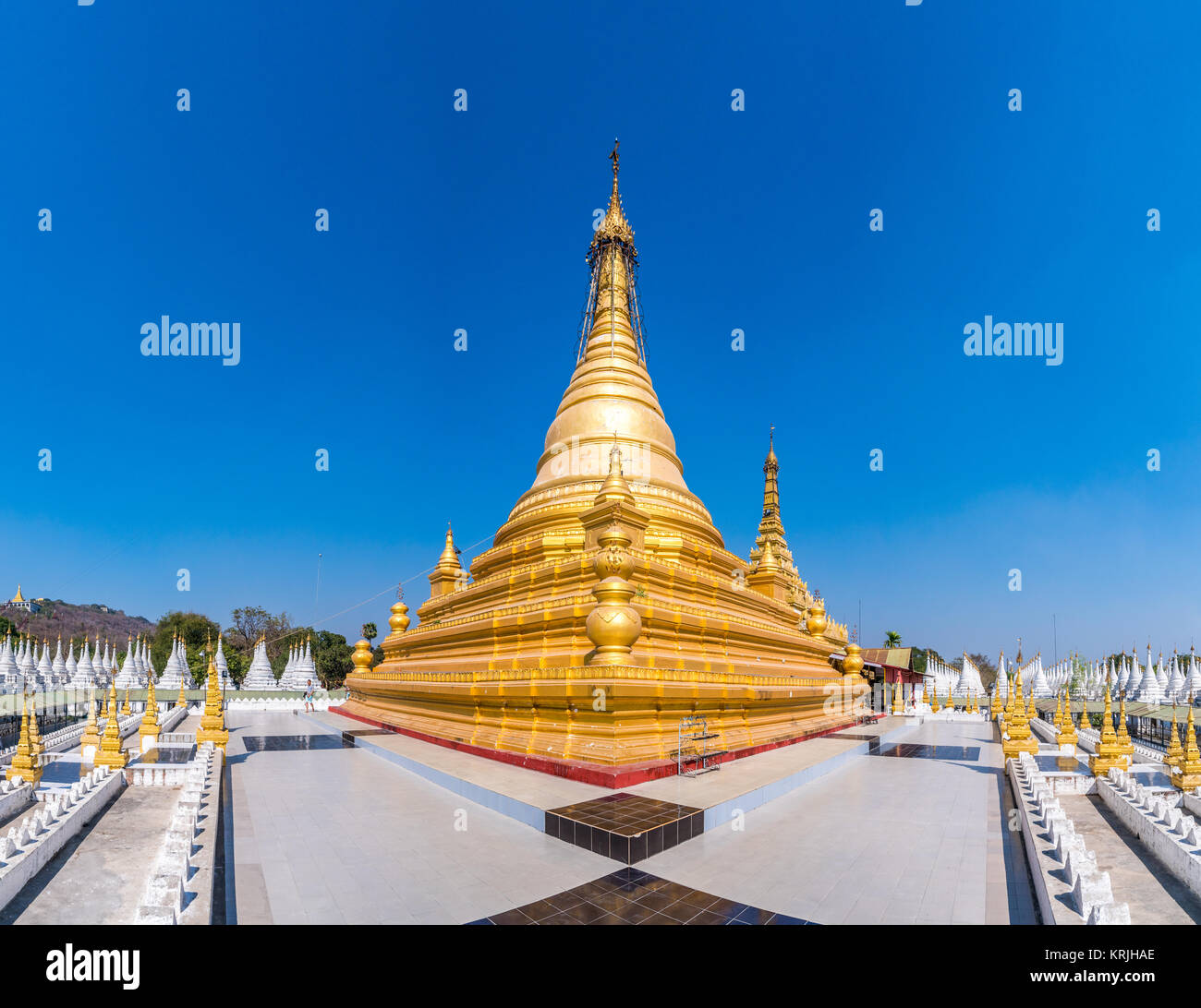 Mandalay, Myanmar - Pagoda Sandamuni a Mandalay, Myanmar Foto Stock