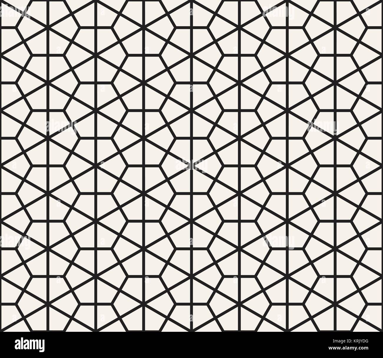 Vector seamless pattern. Moderno ed elegante texture astratta. Ripetizione piastrella geometrica da elementi a strisce Illustrazione Vettoriale
