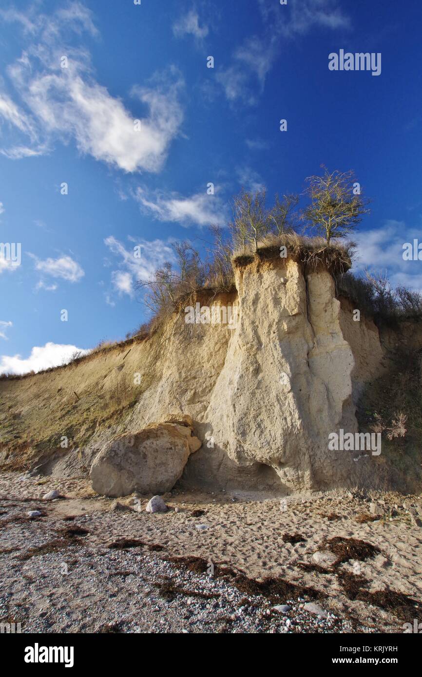 Cliff in boltenhagen,district redewisch,mecklenburg-west Foto Stock