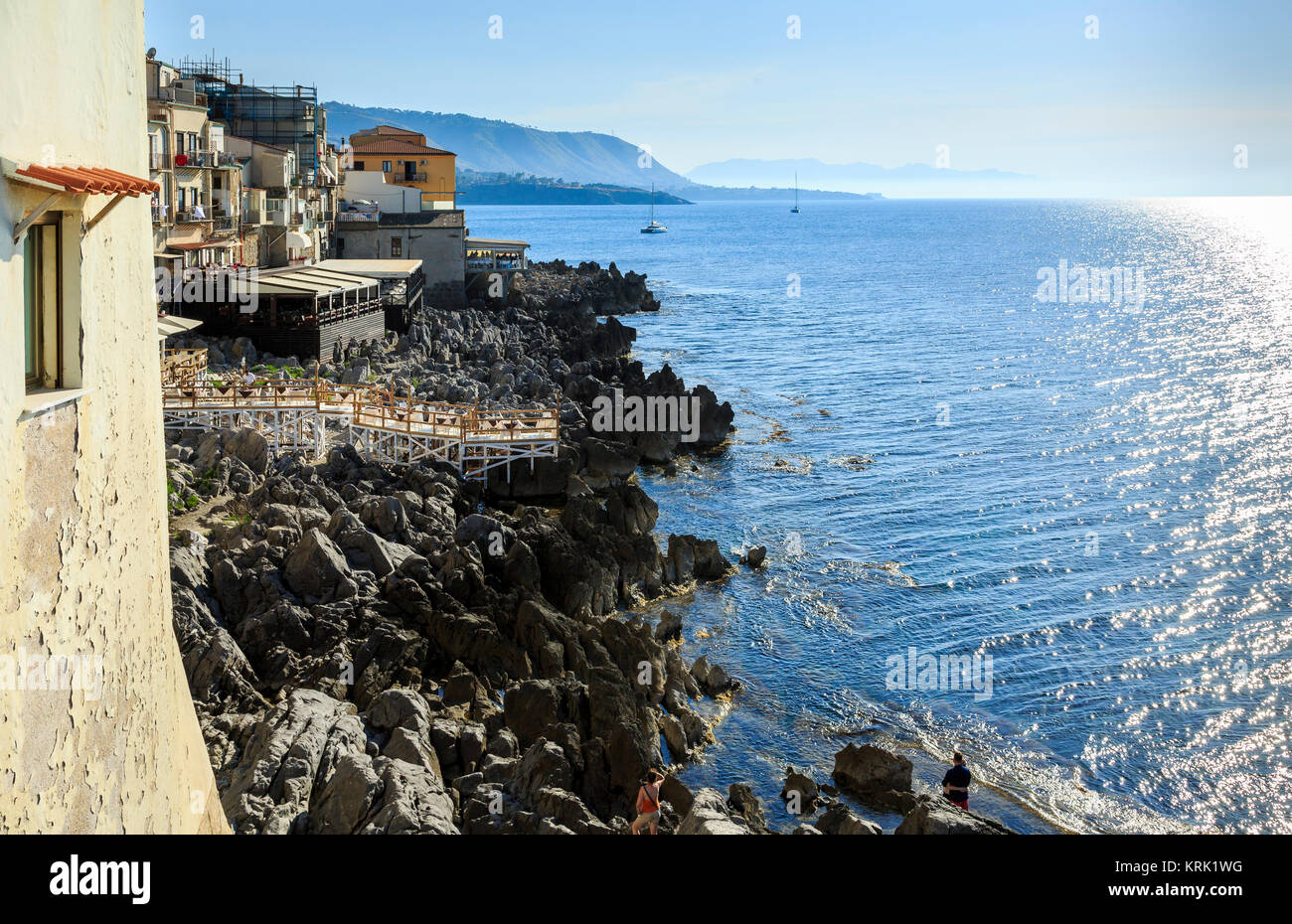 Cefalù, Sicilia Foto Stock