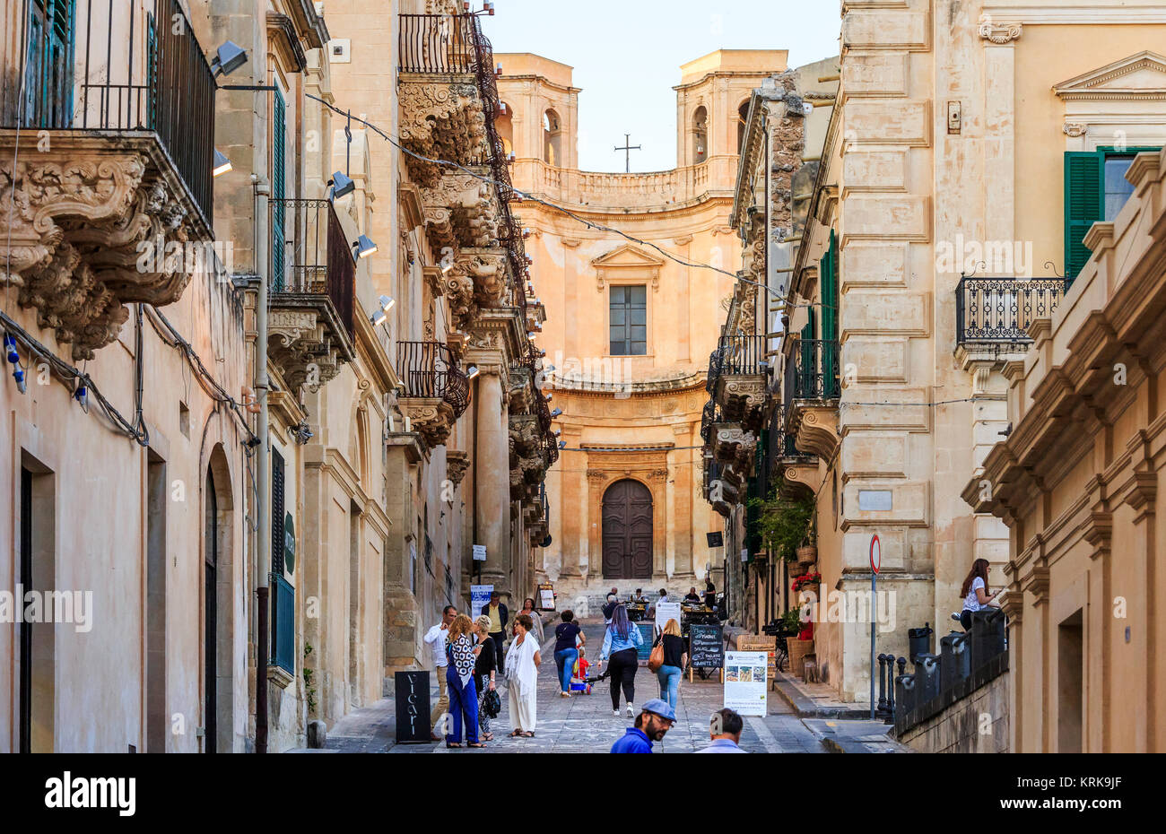 Noto, Sicilia Foto Stock