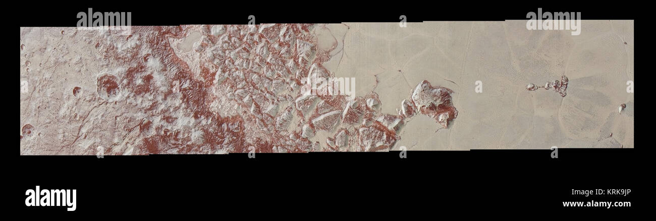 Plutone vari terreni - PIA19955 Foto Stock