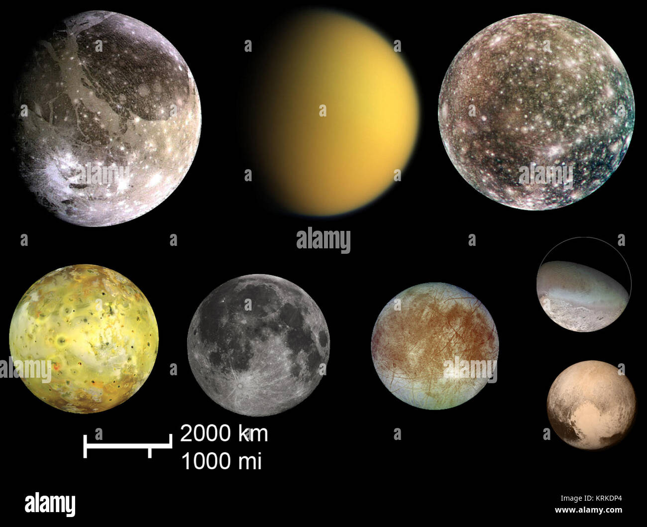 Plutone rispetto2 Foto Stock