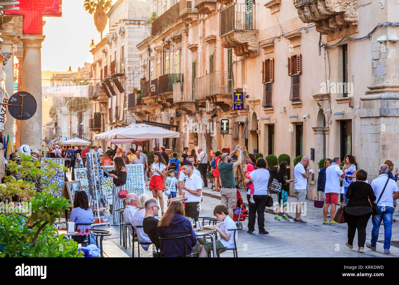 Noto, Sicilia Foto Stock