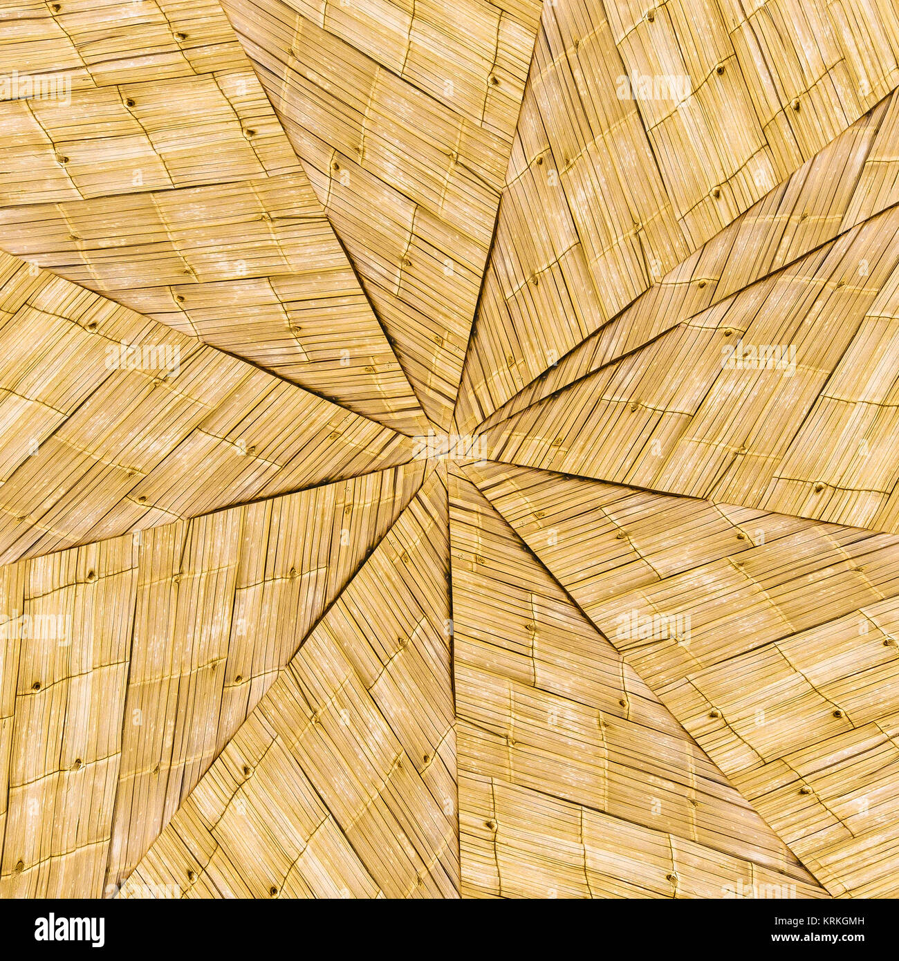 Superficie di legno geometrica Pattern senza giunture Foto Stock