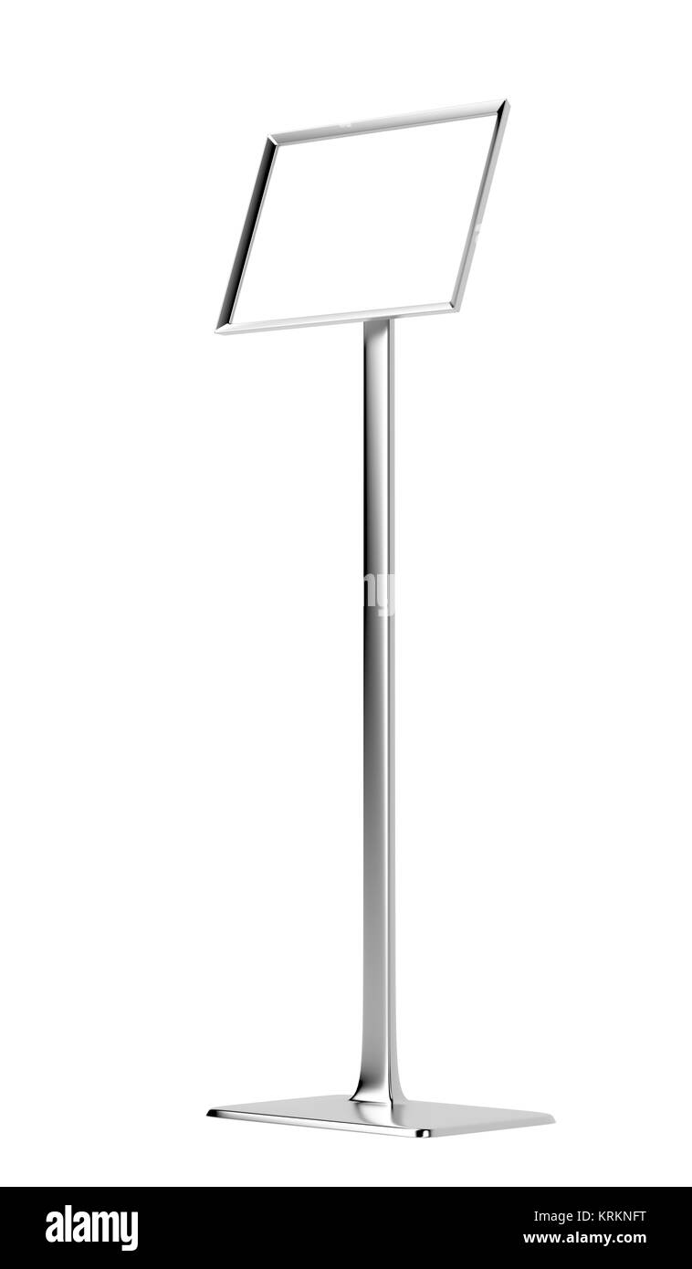 Vuoto info stand Foto Stock