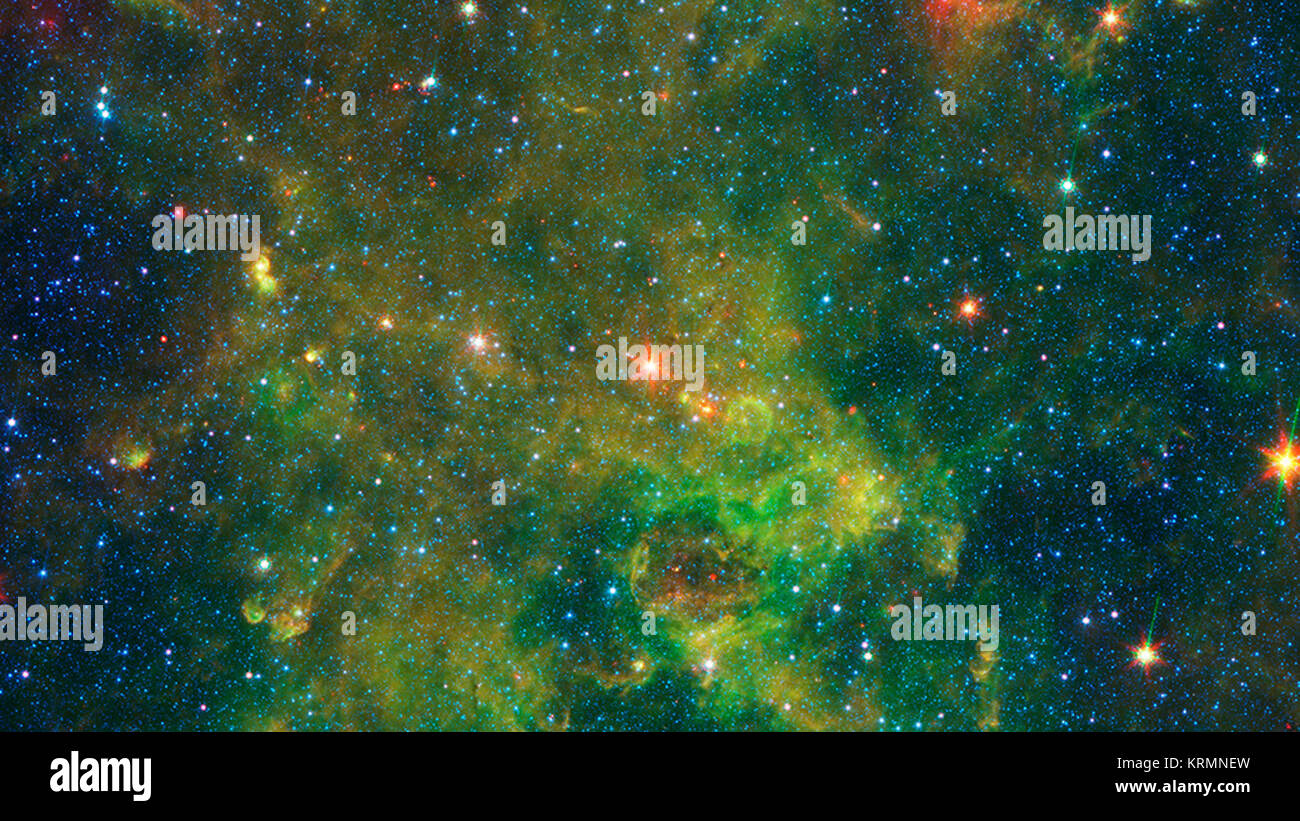 Gli astronomi puzzle un peculiare età-sfidando stella massiccia (28697536924) Foto Stock