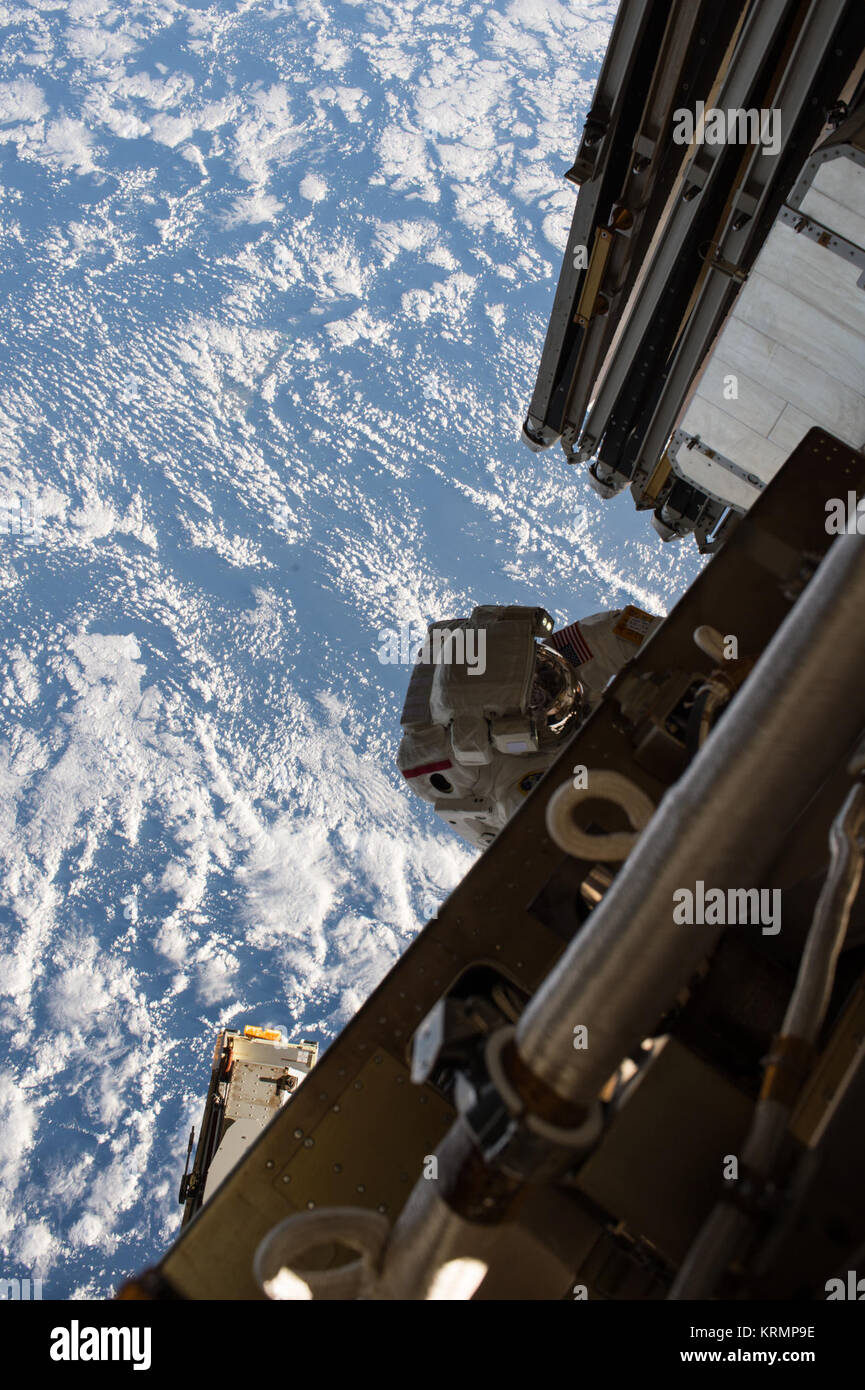 ISS-48 EVA-2 (b) Jeff Williams Foto Stock