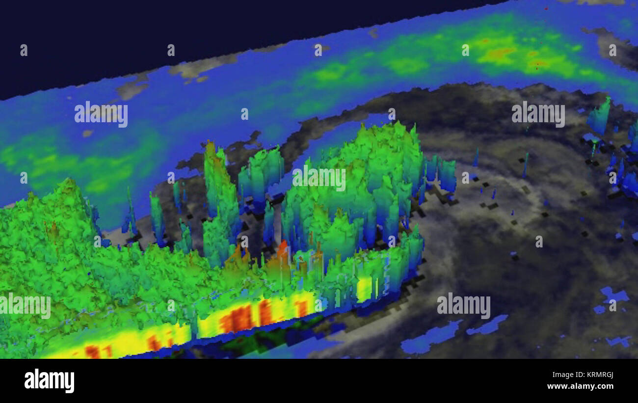 Uragano Sandy 3-D Volo simulato 28animazione29 28814475425429 Foto Stock