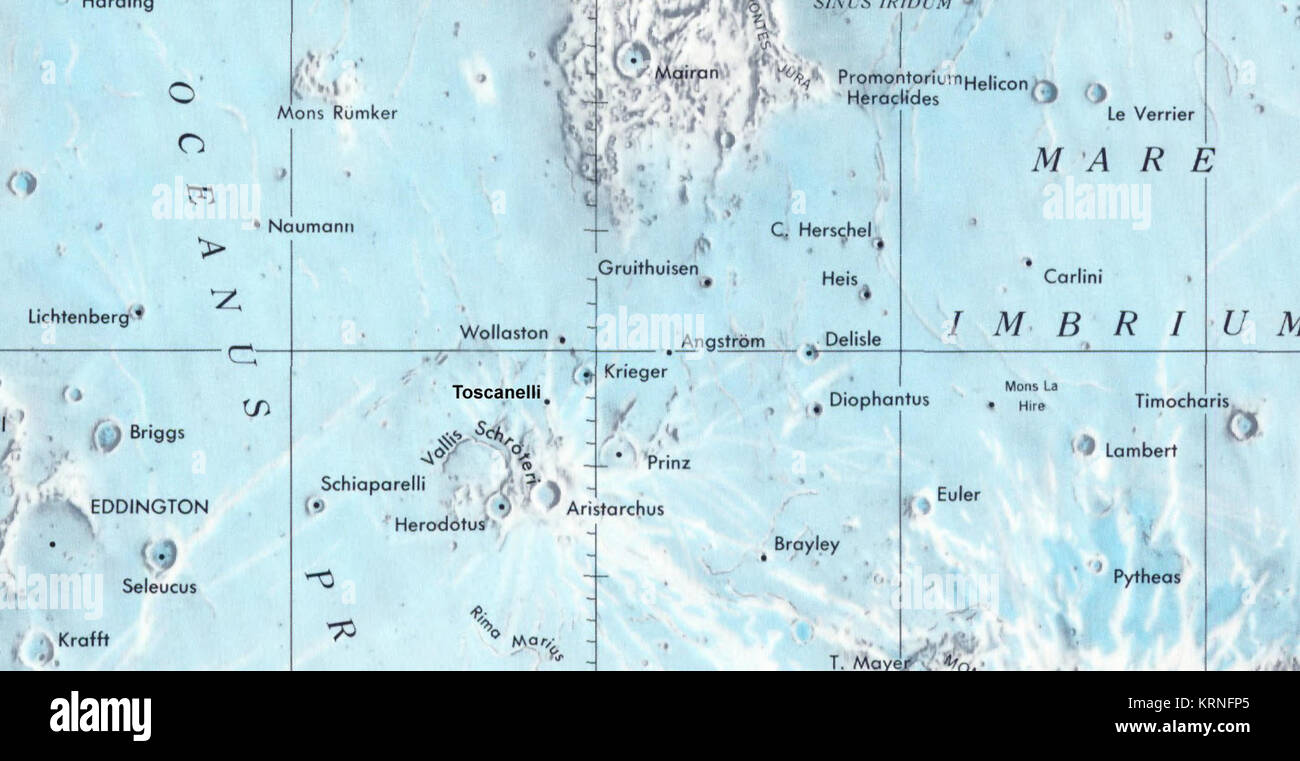 ToscanelliCraterLOC Foto Stock