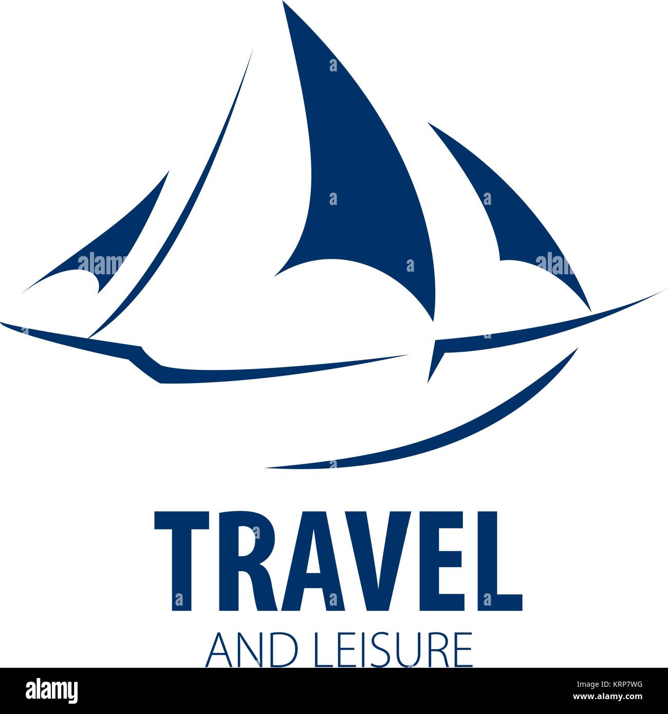 Logo vettoriale Yacht Illustrazione Vettoriale