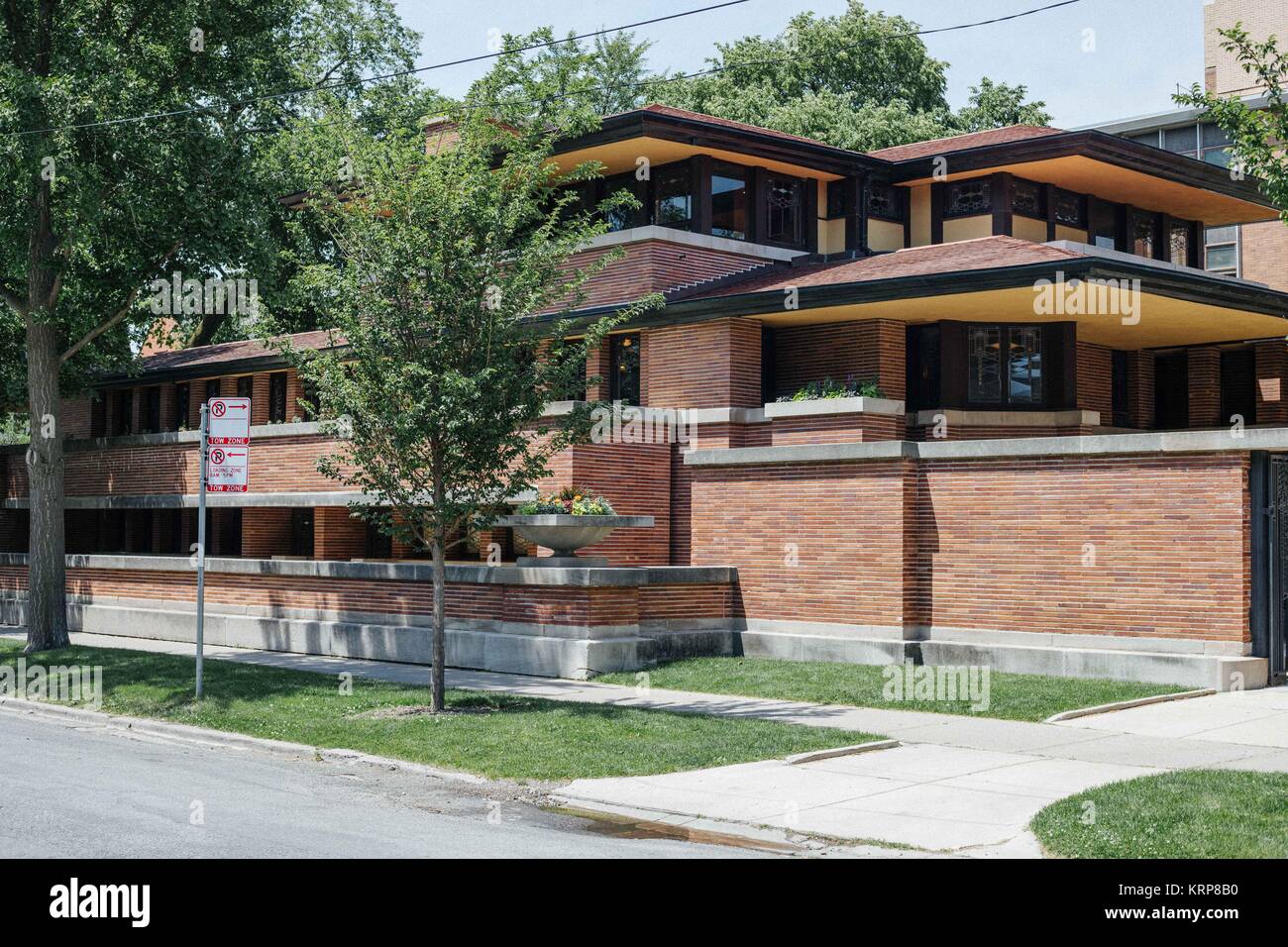 Federico C. Robie House di Frank Lloyd Wright Foto Stock