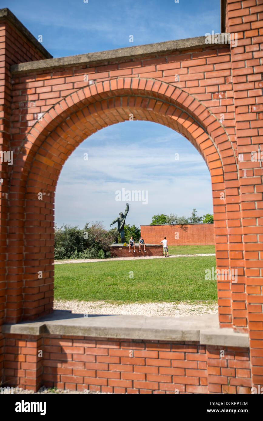Martiri monumento, Memento Park, Budapest Foto Stock