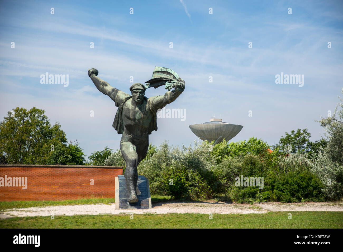 Repubblica del Consiglio del monumento, Memento Park, Budapest Foto Stock