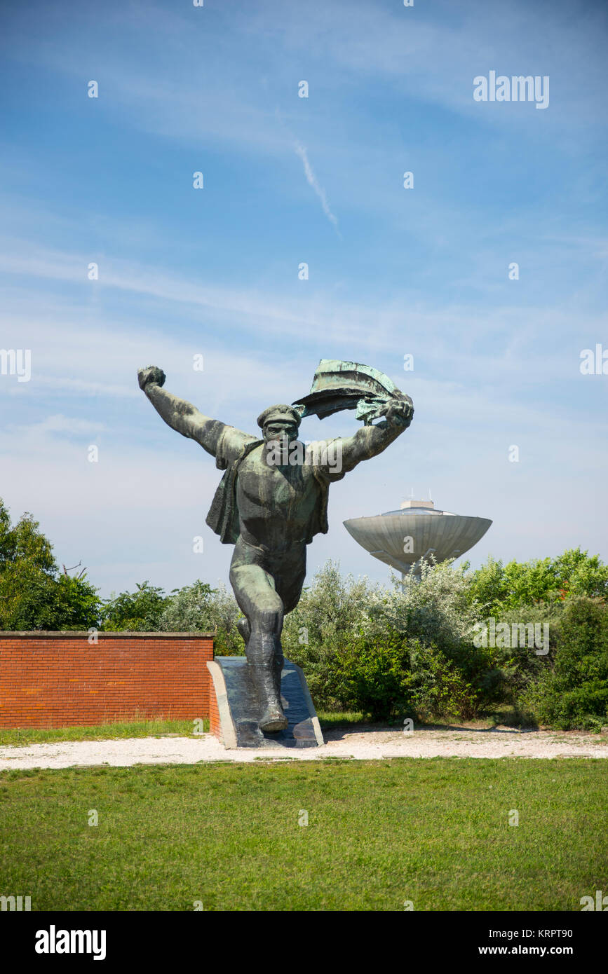 Repubblica del Consiglio del monumento, Memento Park, Budapest Foto Stock