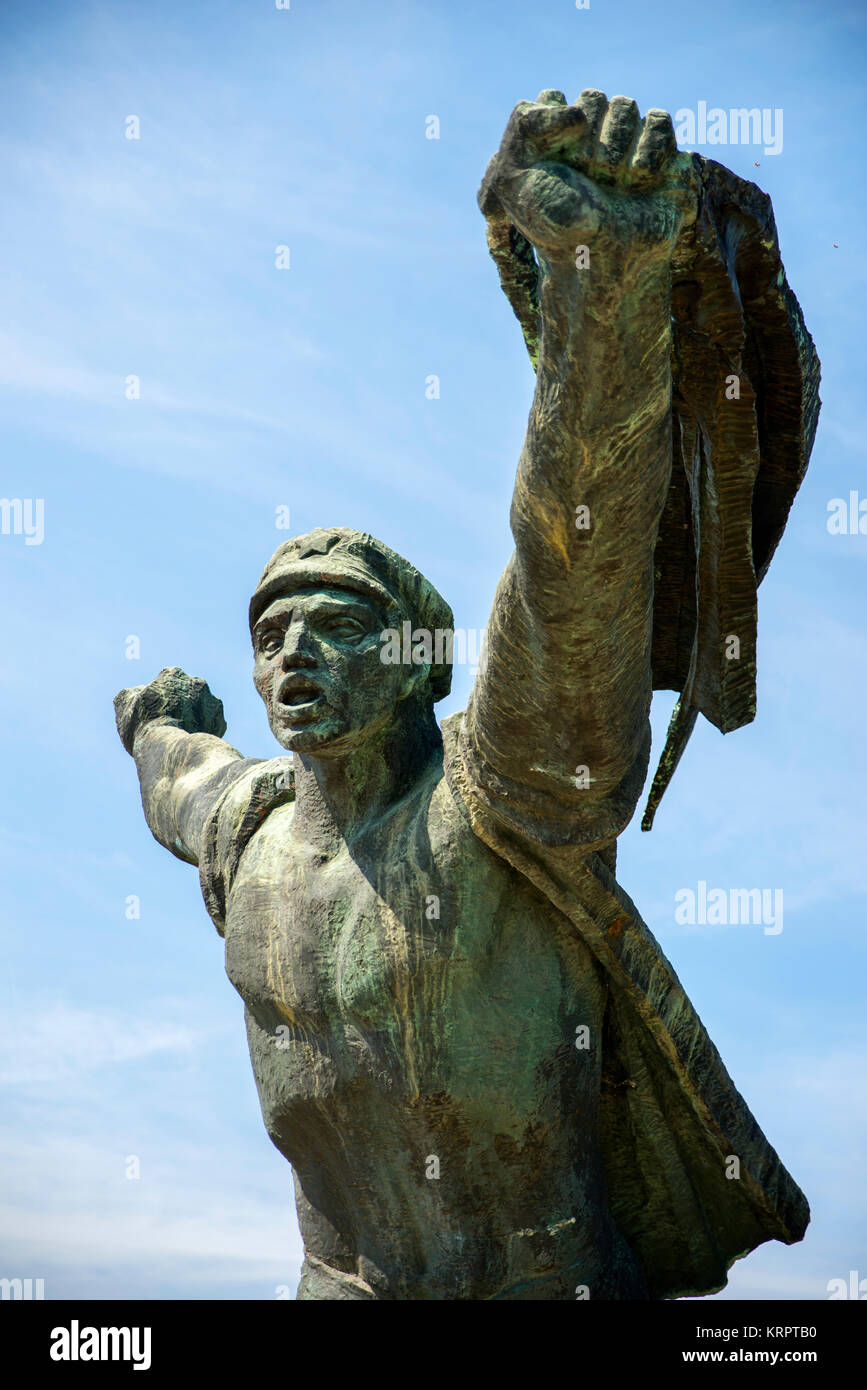 Repubblica del Consiglio del monumento, Memento Park, Budapest Foto Stock